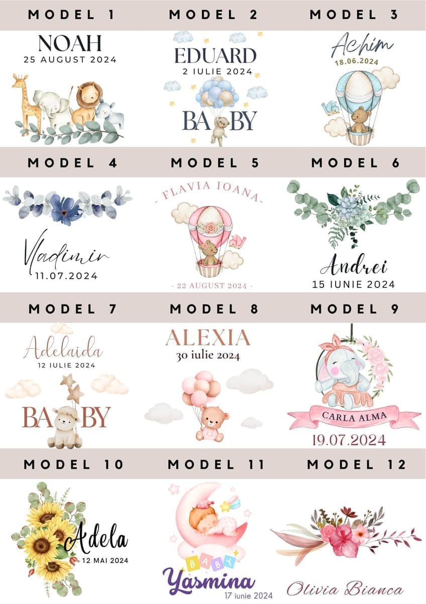 Marturii Botez lumanare BABY - cartonat & fundita - imagine 2